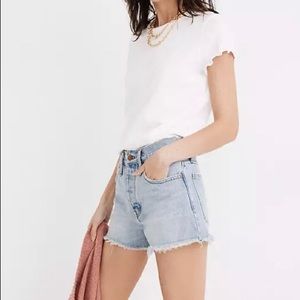 Madewell relaxed denim shorts!